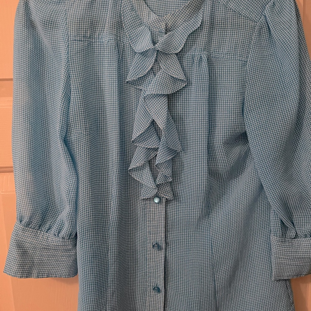 Light Blue Banana Republic blouse